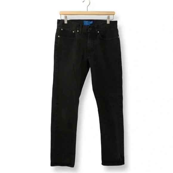 3/$25 ❥ Club Monaco Straight Leg 29/30 Soft  Black Jeans Denim Luxe Casual 90s - Picture 1 of 7